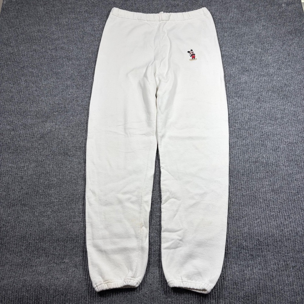 Vintage Disney Sweatpants Men's L Embroidered Mickey Mouse 90s 80s Rare